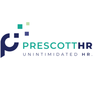 Prescott HR logo with tagline of Unintimidated HR