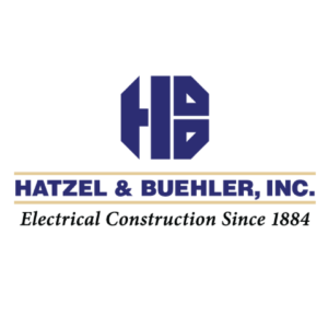 Hatzel & Buehler Inc Logo with tagline of Electrical Construction since 1884