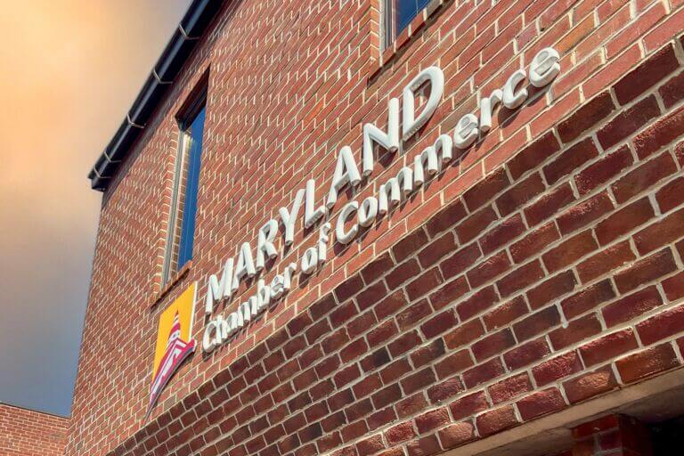 Exterior shot of Maryland Chamber of Commerce offices located in Annapolis, Maryland