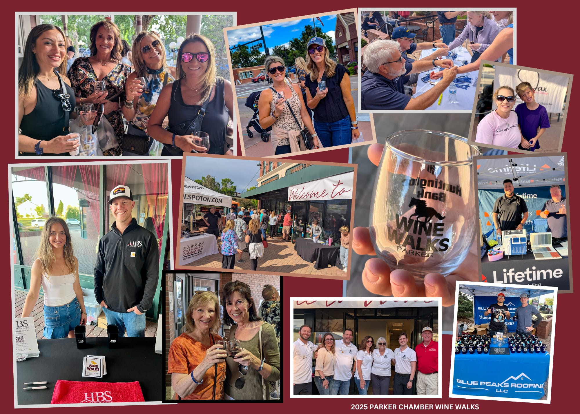 2025 Wine Walks collage 2025 Wine Walks collage