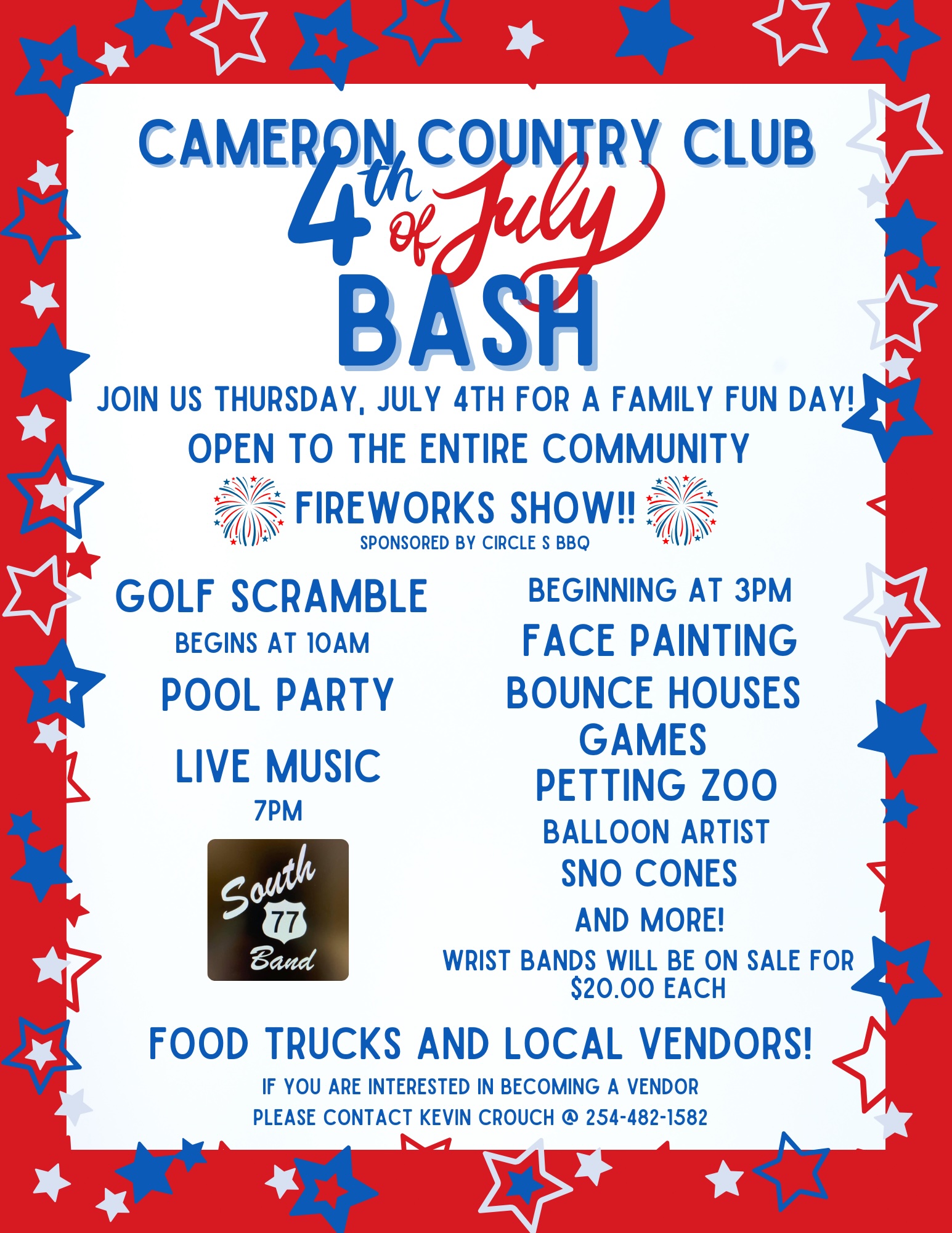 July 4th Cameron Country Club
