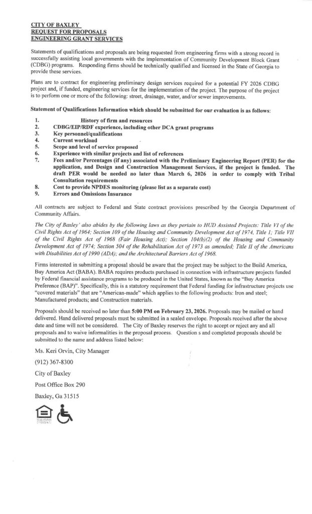 2026 Engineering RFP