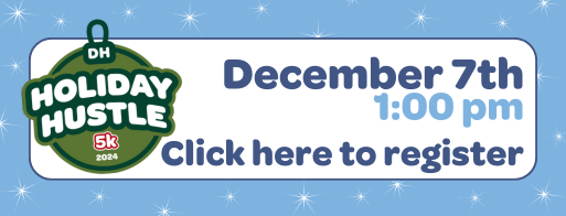 2025 Holiday Hustle web banner