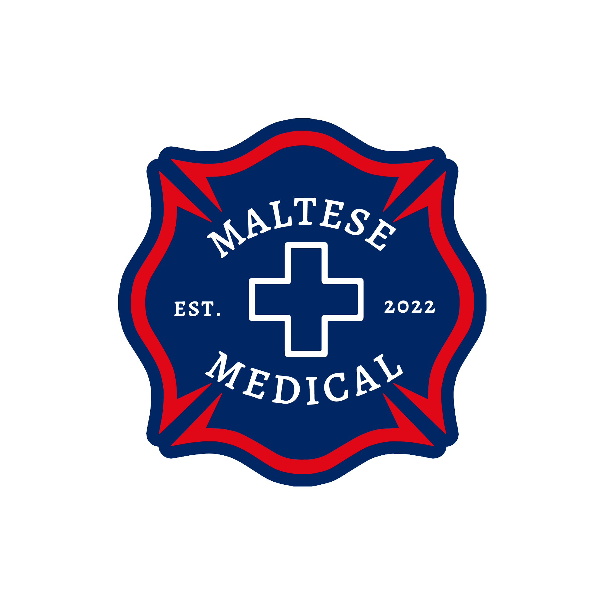 maltese medical logo blue