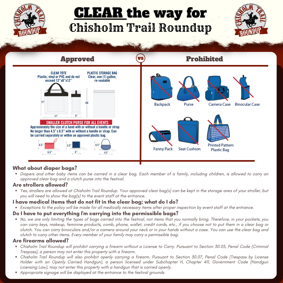 Copy of Clear Bag Policy (Flyer) (1)