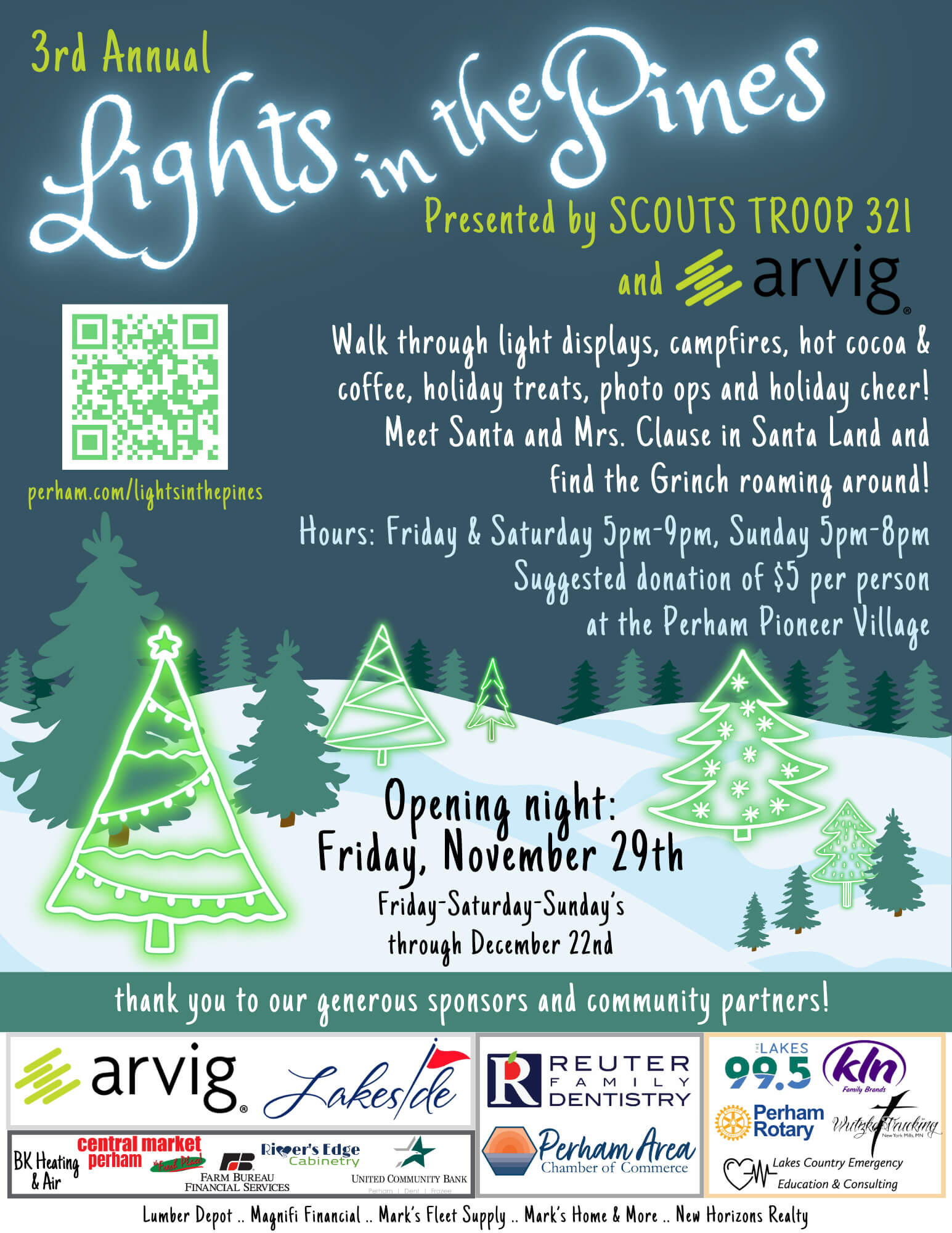 qr letter- Lights in the Pines flyer 2024 (1)