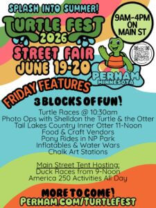 Colorful Vibrant Fun Illustrated Retro School Fair Event Poster (2)