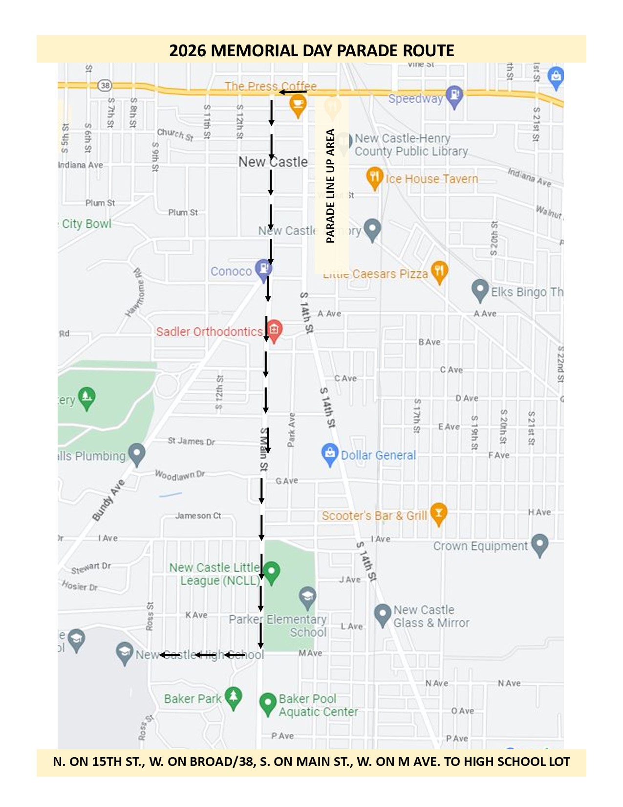 2026 Parade Route Map 2026 Parade Route Map