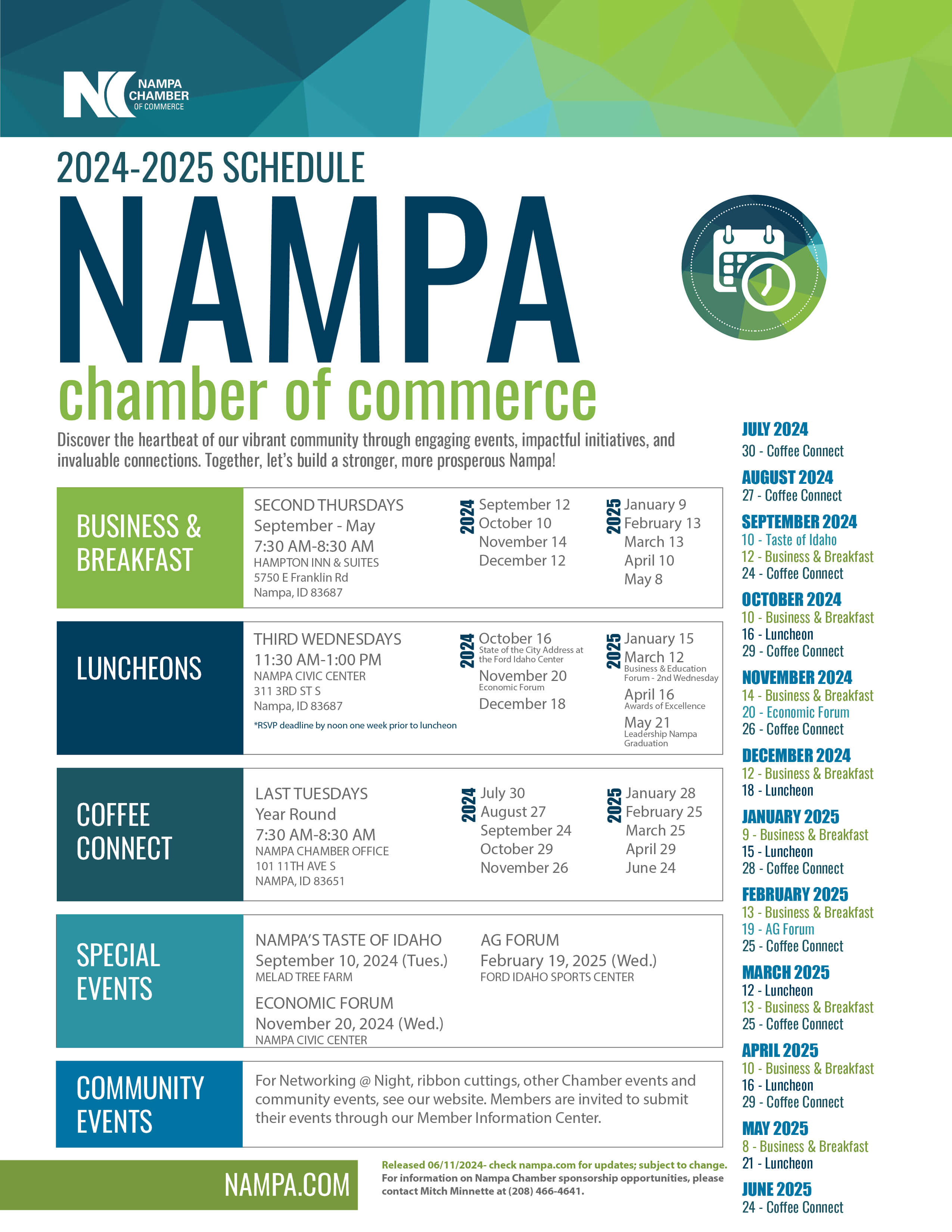 Nampa Chamber Events