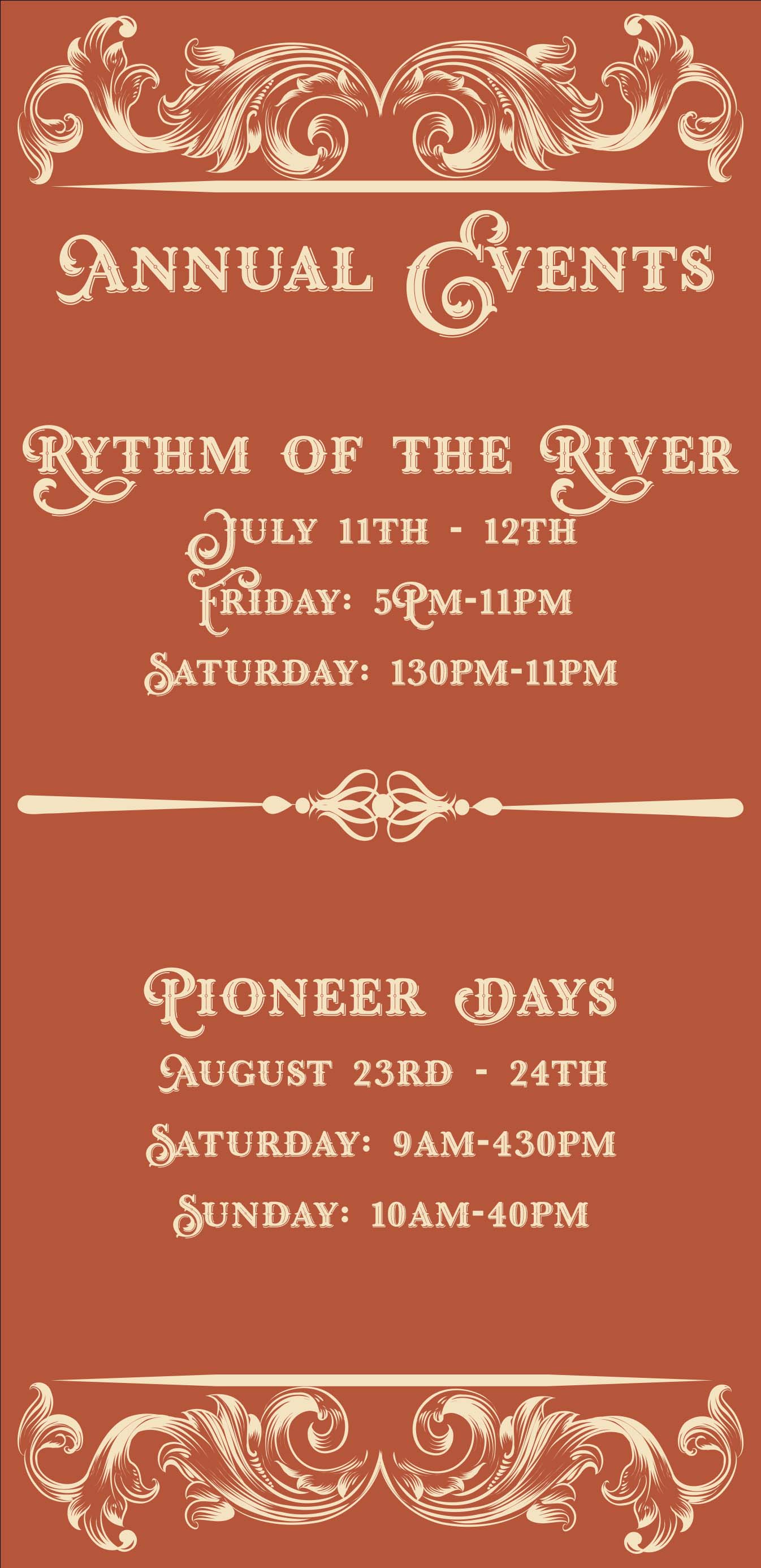 Annual Events