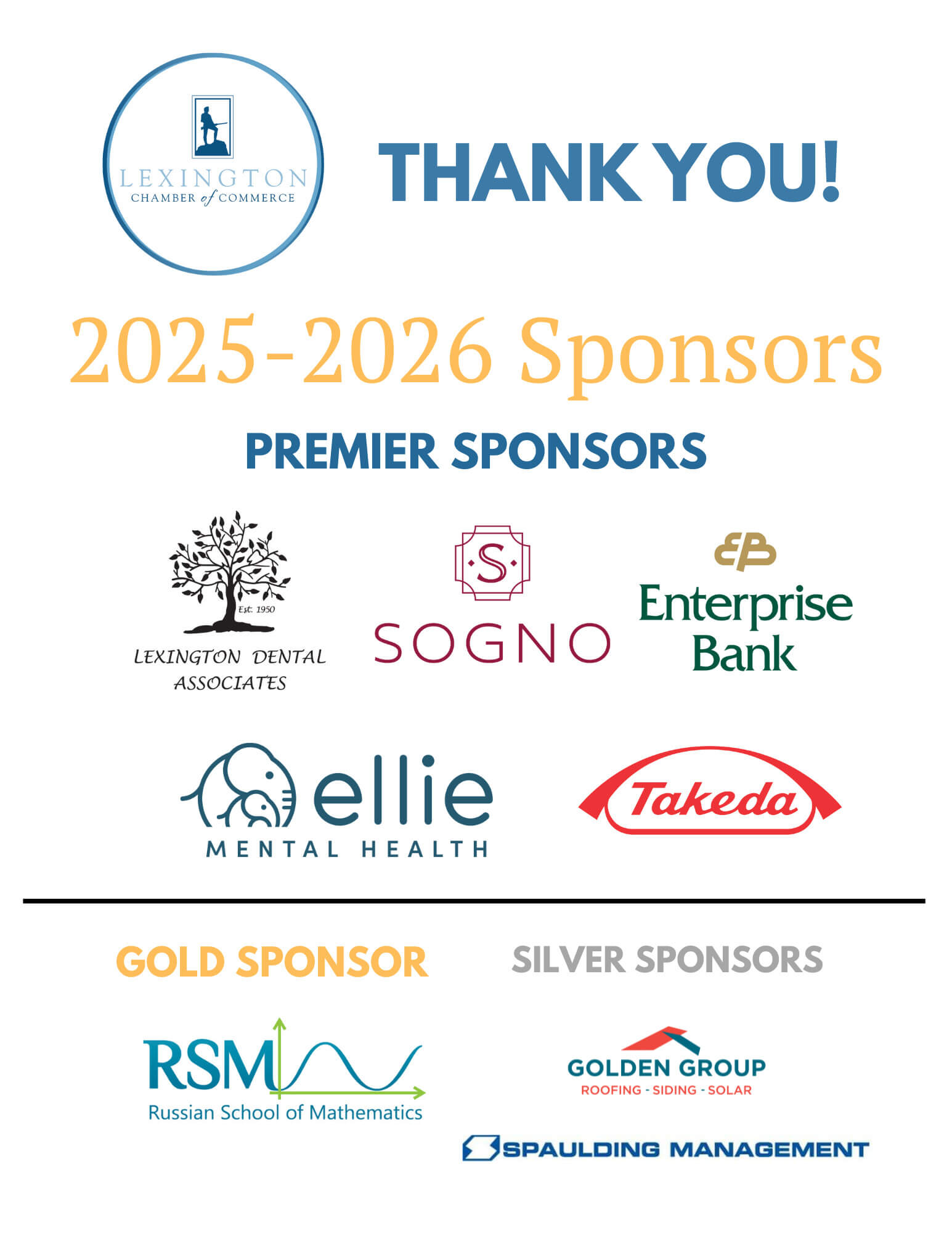 2025-26 Chamber Sponsors
