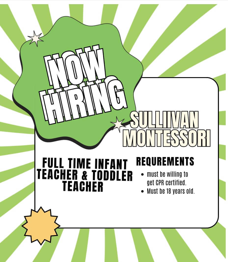 MONTESSORI HIRING SEPT