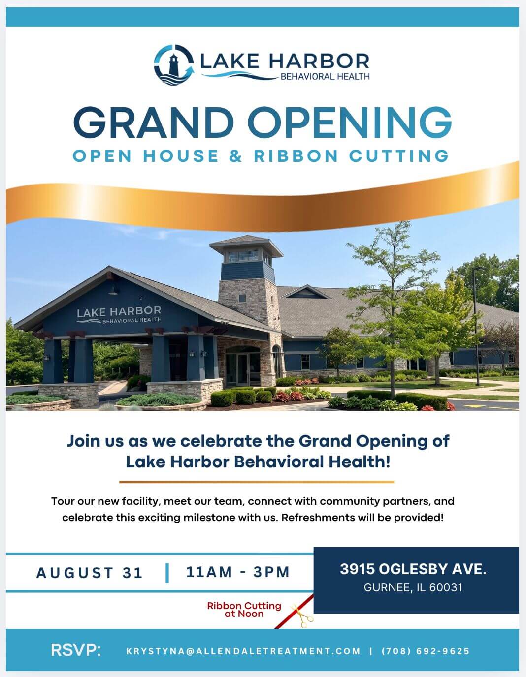 Lake Harbor Behaviorall RIBBON CUTTING