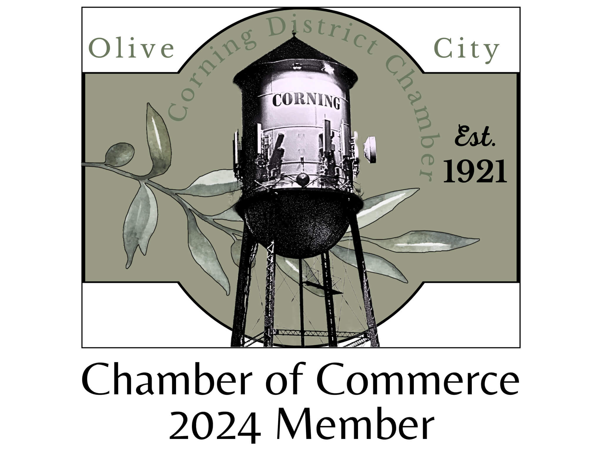 Corning Chamber of Commerce decal (1)