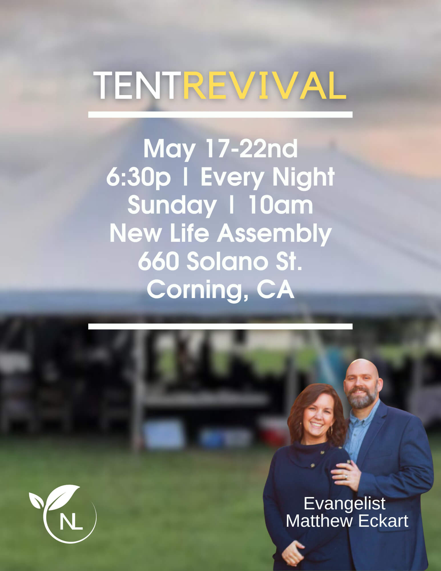 Tent Revival 2024 (500 x 500 px) (8.5 x 11 in)