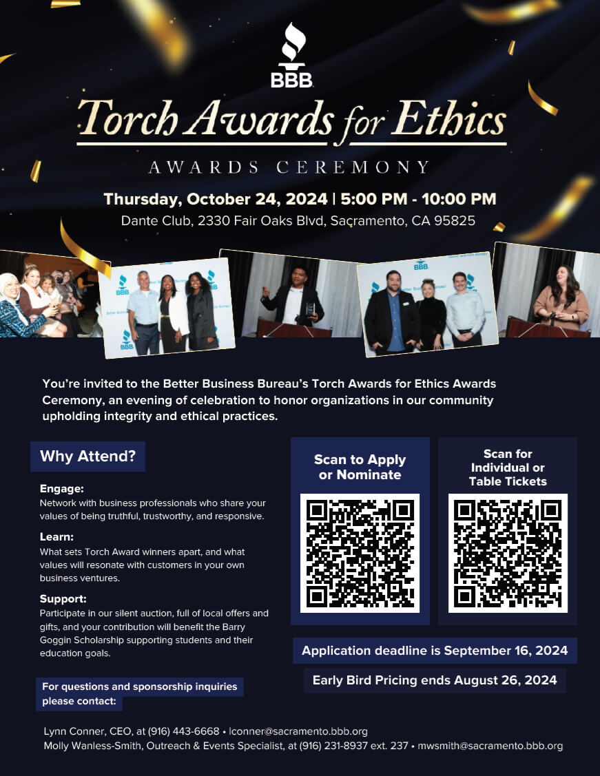 Torch Awards 2024 Dinner Flyer