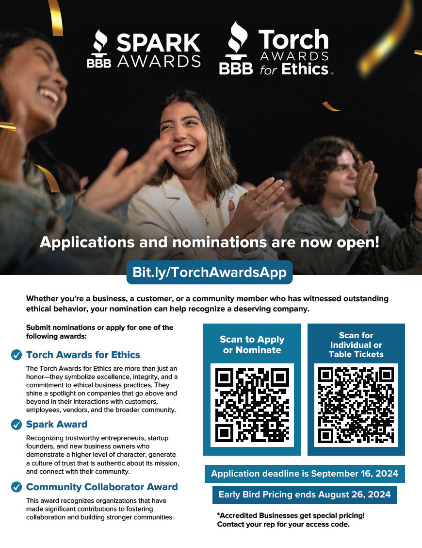 Torch &amp; Spark Awards Application and Nomination Flyer