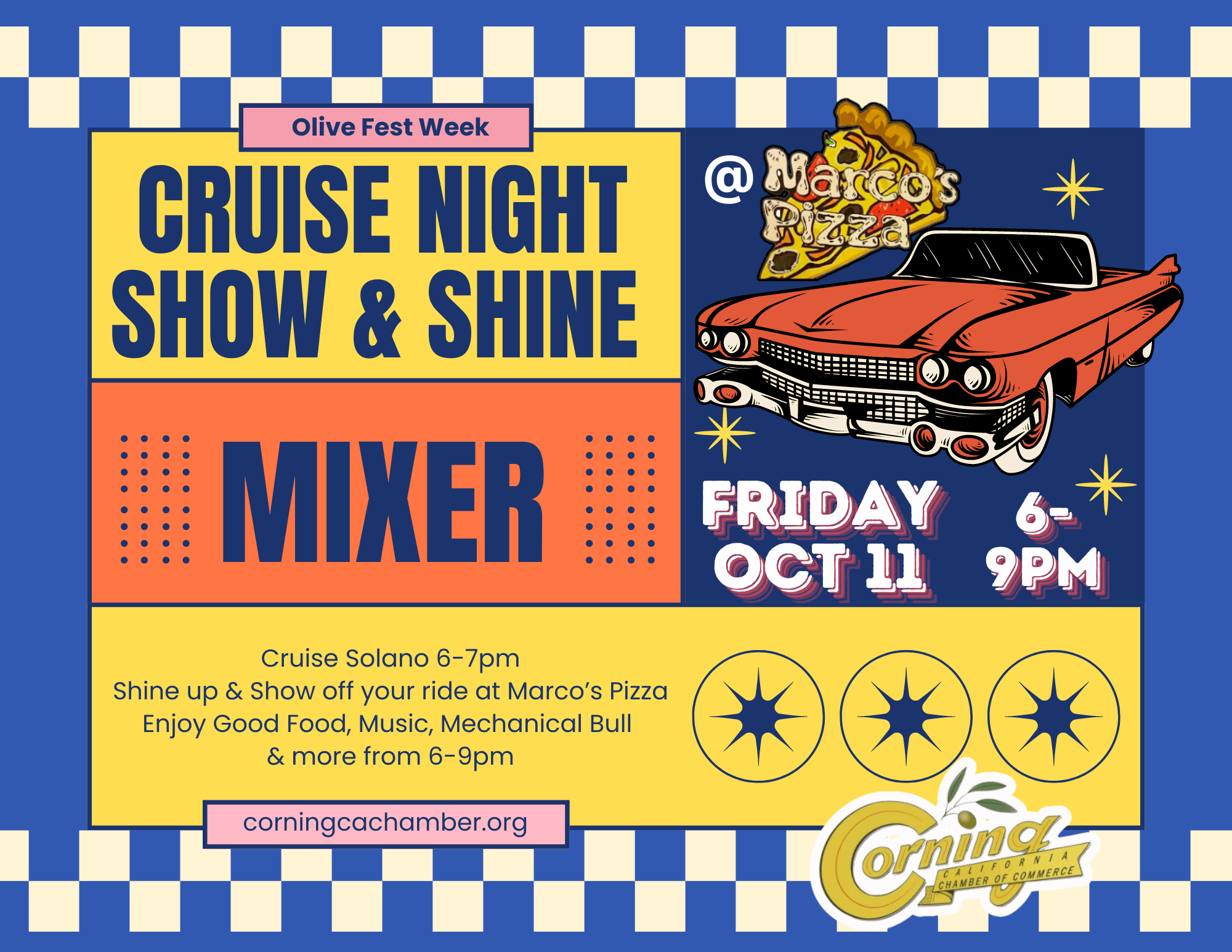 cruiseshow &amp; shinemixer night 24 flyer