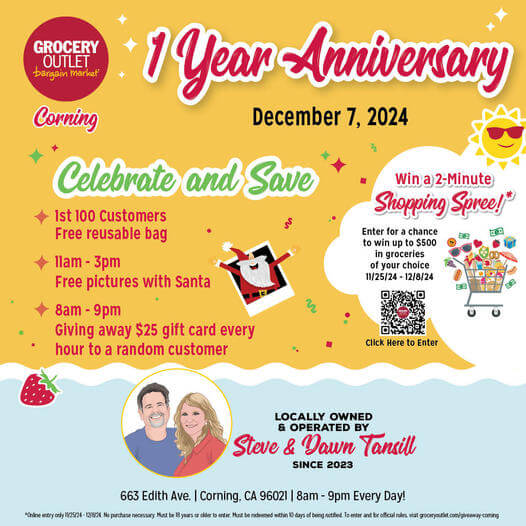 grocery outlet one year anniversary