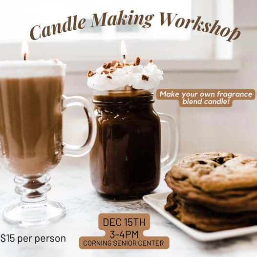 senior center candle workshop