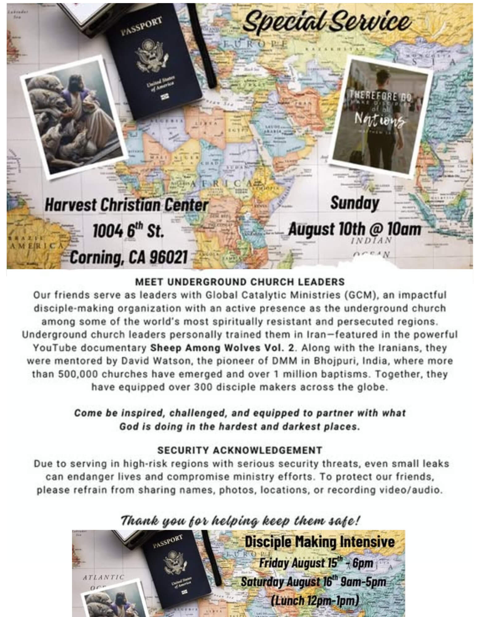 august newsletter flyers