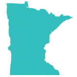 state of MN outline