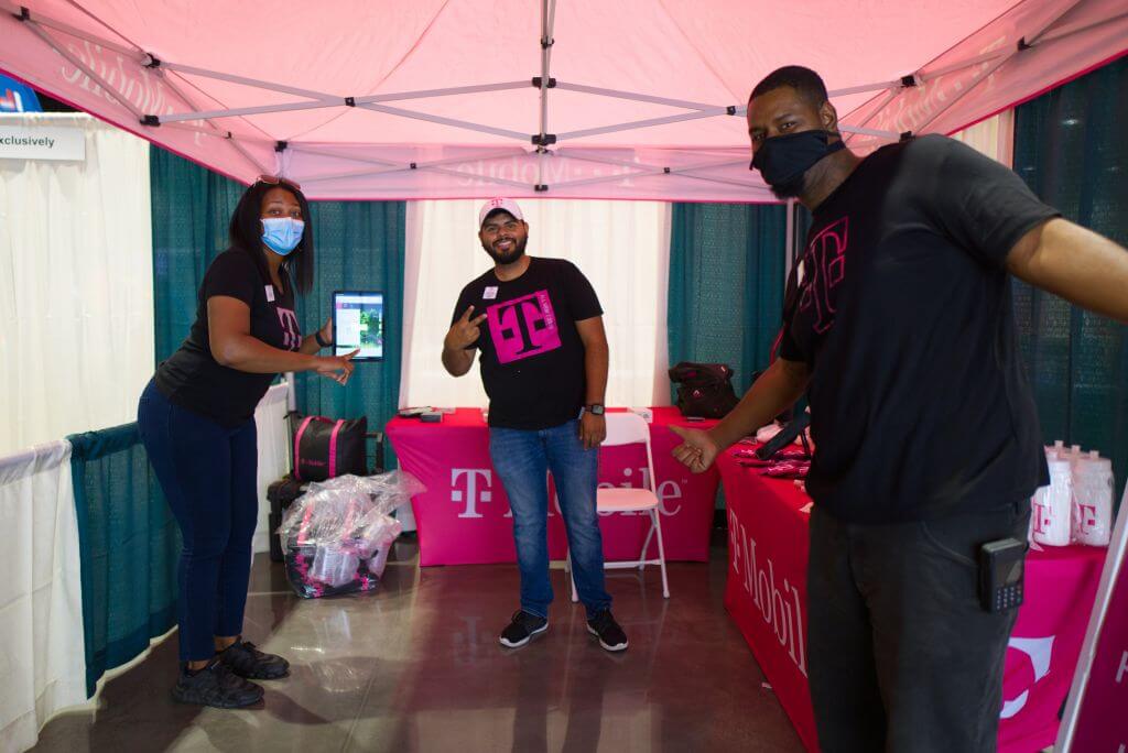 t-mobile booth