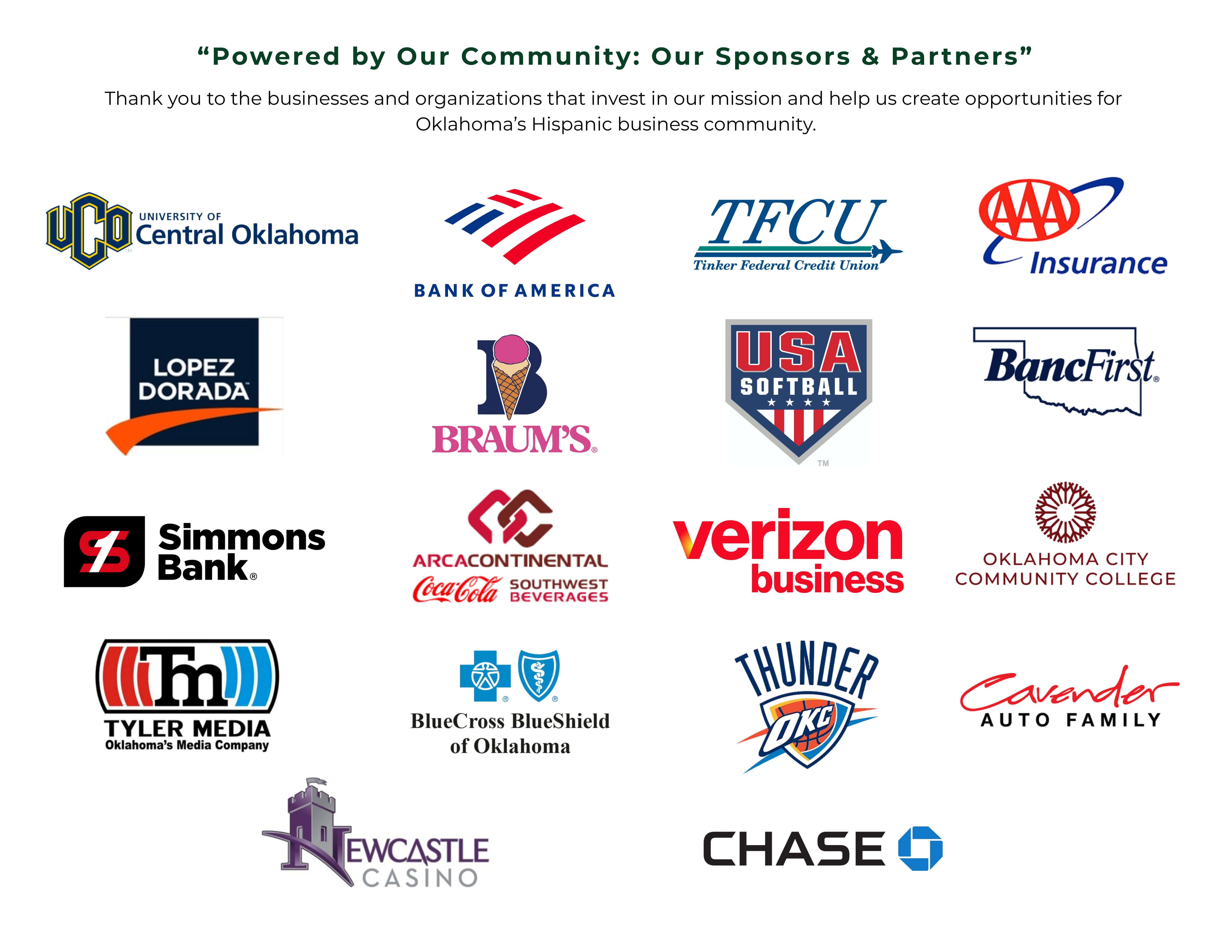 “Powered by Our Community Our Sponsors &amp; Partners” (3)