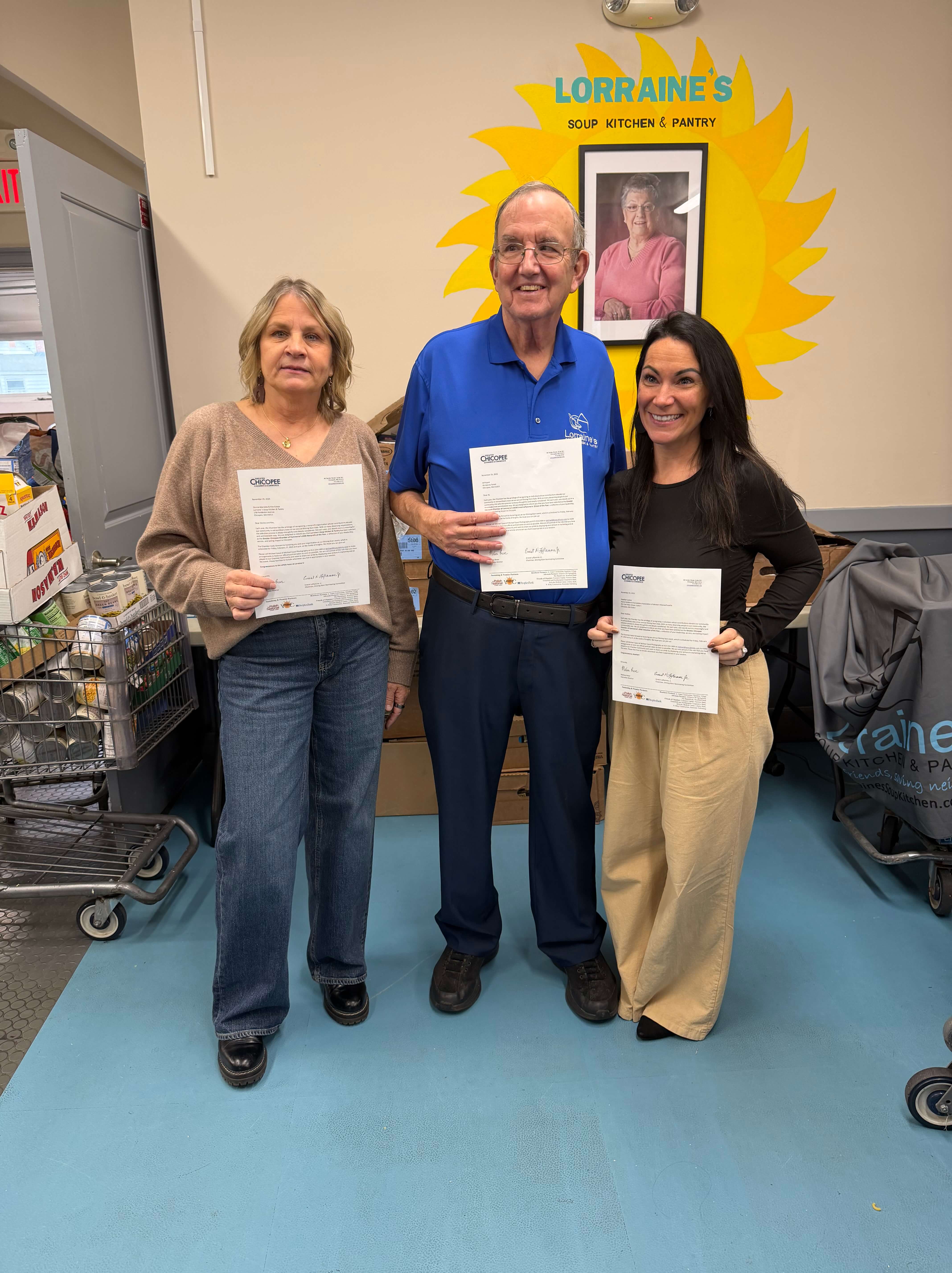 IMG_0701 2026 Shining Stars Nominees: Non Profit of the Year Nominee, Lorraine's Soup Kitchen & Pantry; Citizen of the Year Nominee, Al Picard; Volunteer of the Year Nominee, Heather Leclerc.