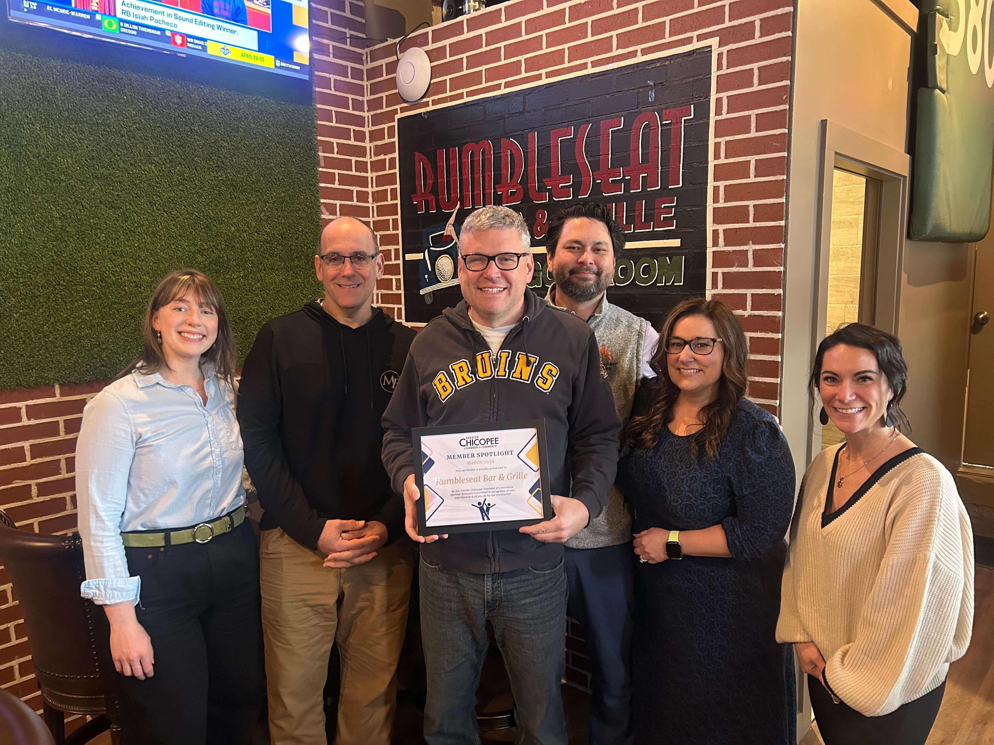 (from L to R): Teresa Hayward, Michael Epaul, Billy Stetson, Brion Robert, Corinne Dumont Jackson, Heather Leclerc