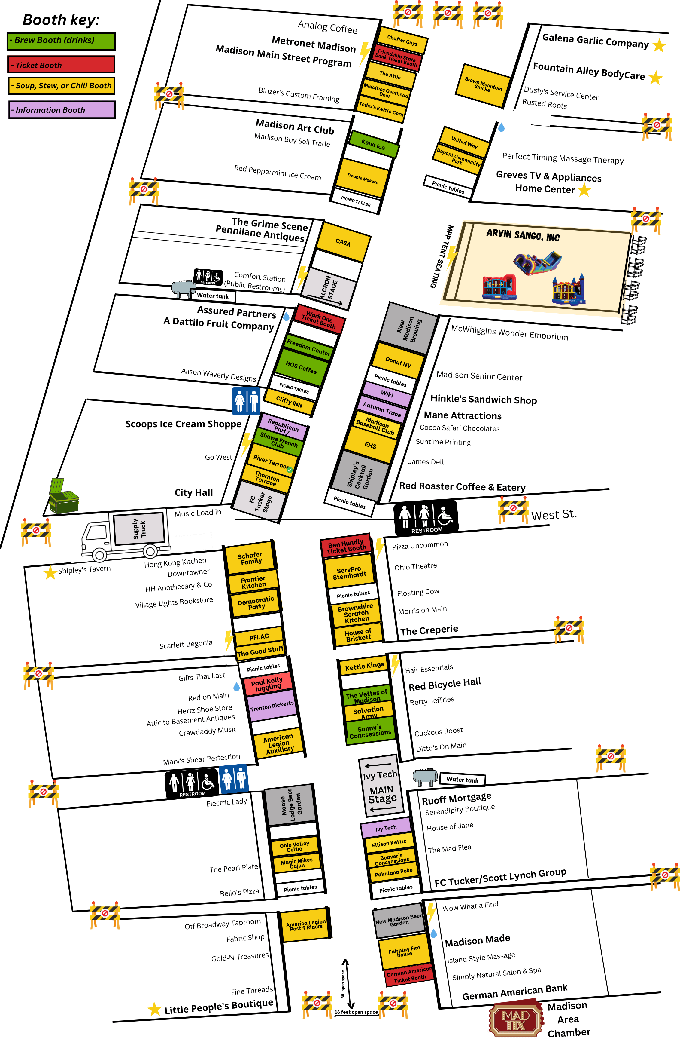 Soup, Stew, Chili &amp; Brew 2024 Map