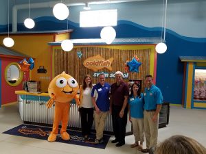 group posing for photo