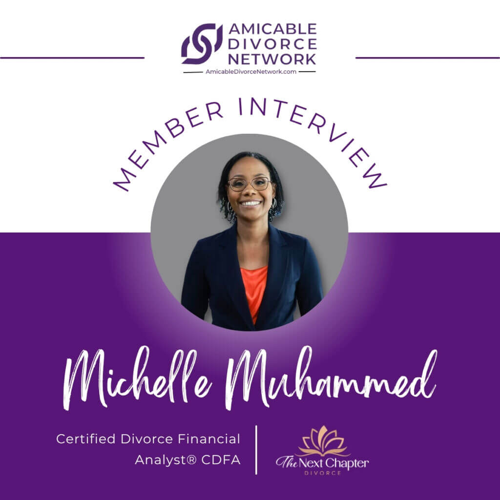 Certified Divorce Financial Analyst Michelle Muhammed