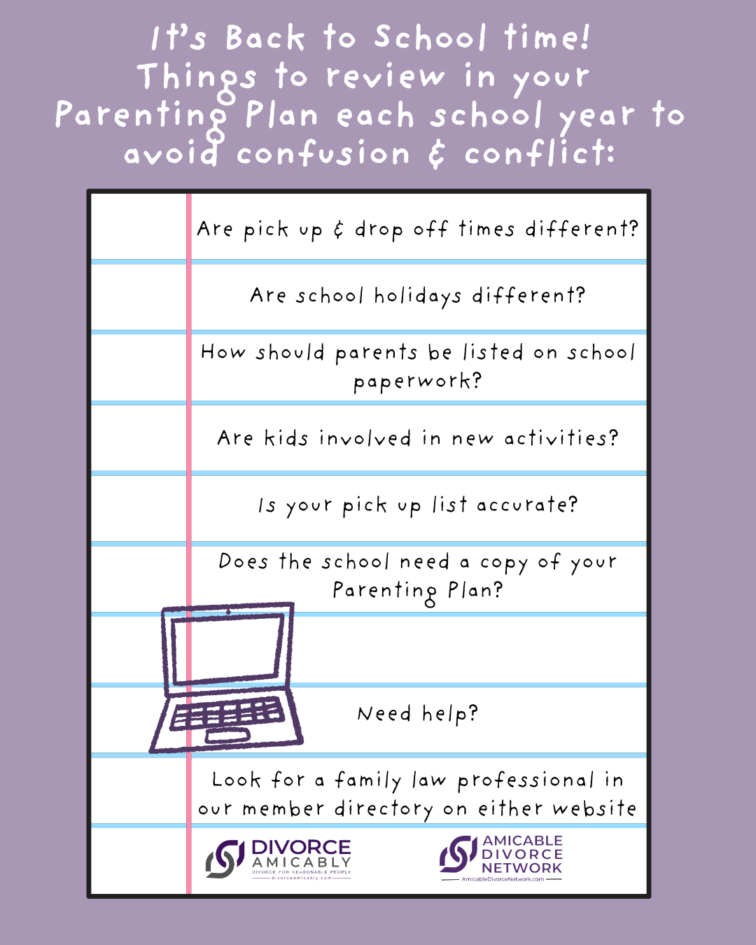 ADN DA Don’t Forget! Back to School is next week!