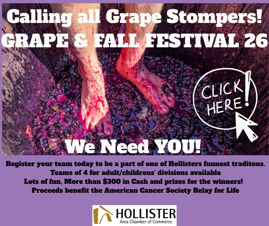 Grape Stomp Invite Ad