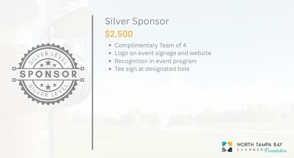 Silver Sponsor Benefits
