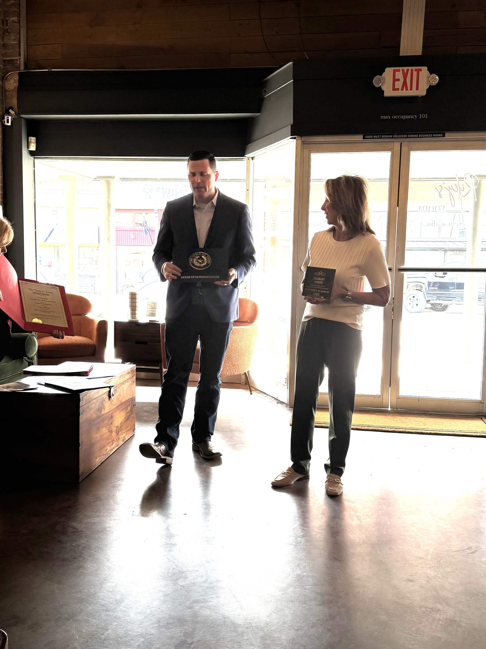 2025 Visionary Award - Sanger Economic Development Corp & City of Sanger