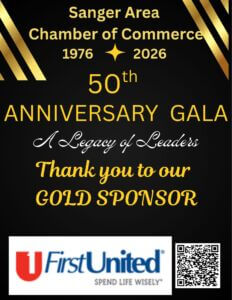 50th Anniversary Gala Gold Sponsor - First United Bank & Trust