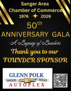 50th Anniversary Gala Founder Sponsor - Glenn Polk Chevrolet of Sanger