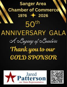 50th Anniversary Gala Gold Sponsor - Jared Patterson, State Representative