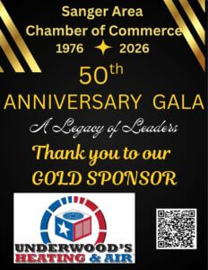 50th Anniversary Gala Gold Sponsor - Underwood's Heating & Air