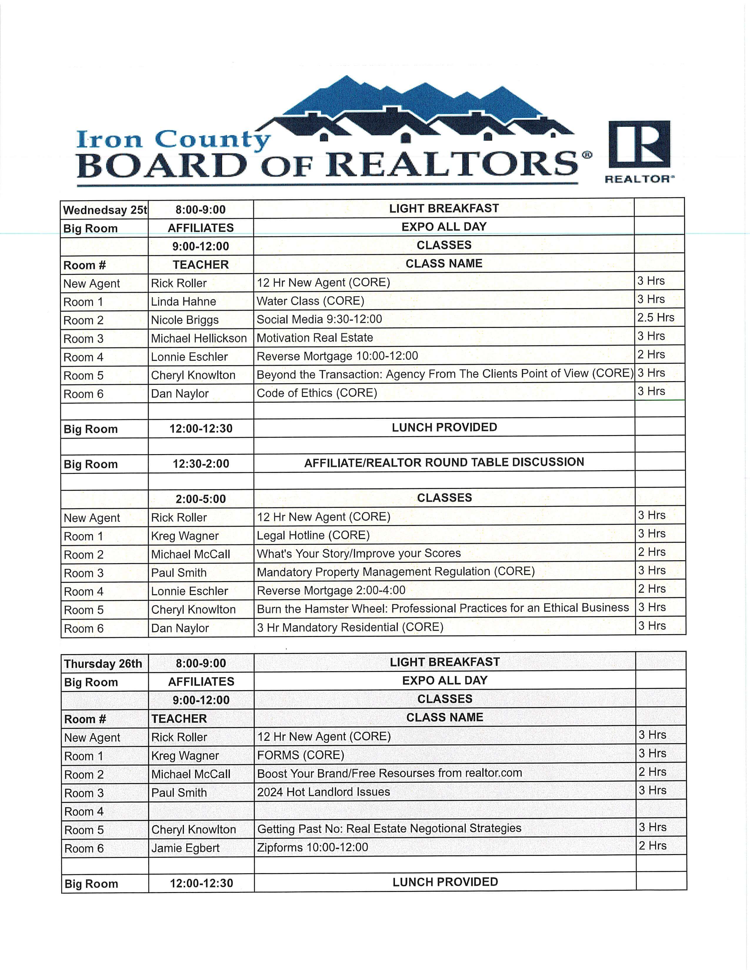 Convention Final Schedule pg 1