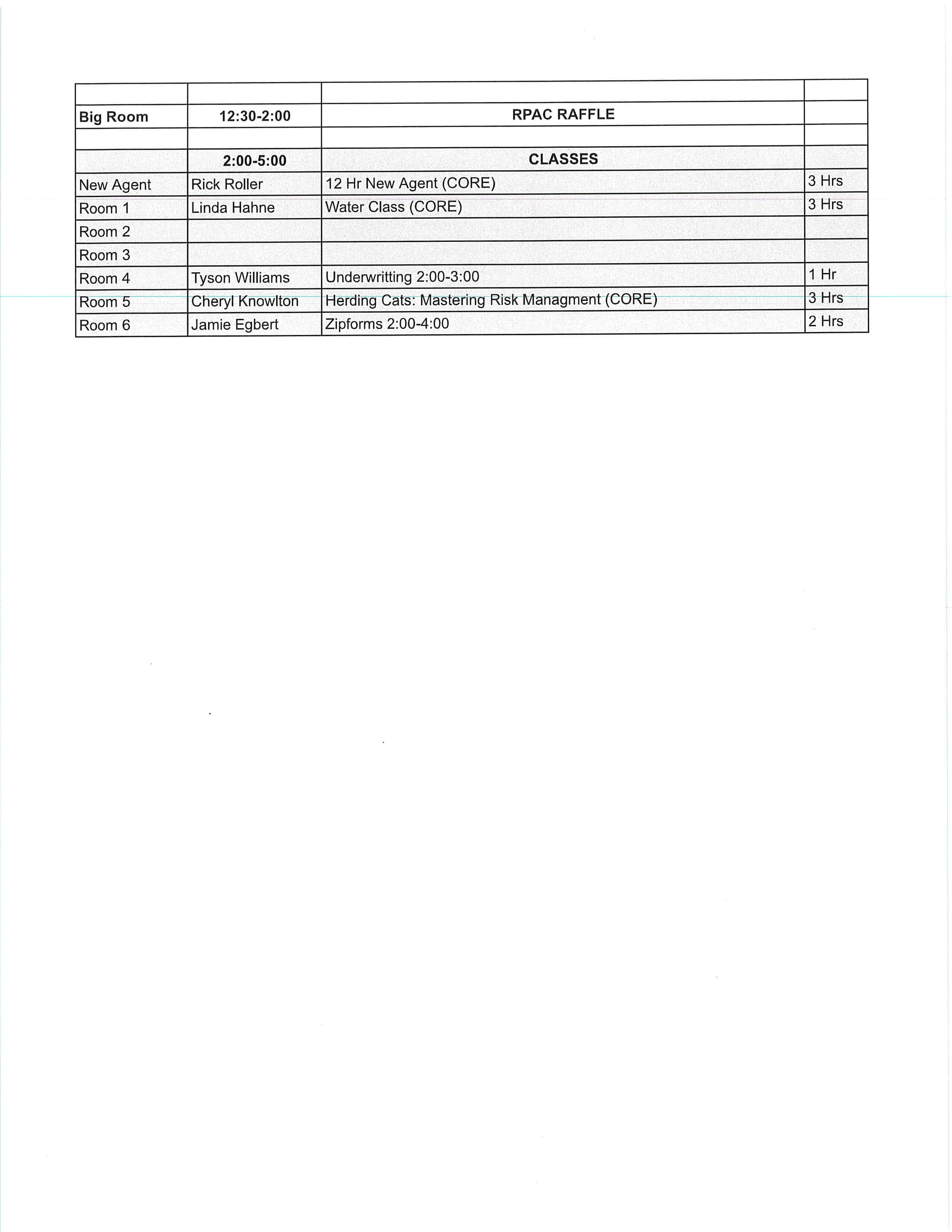 Convention Final Schedule pg 2