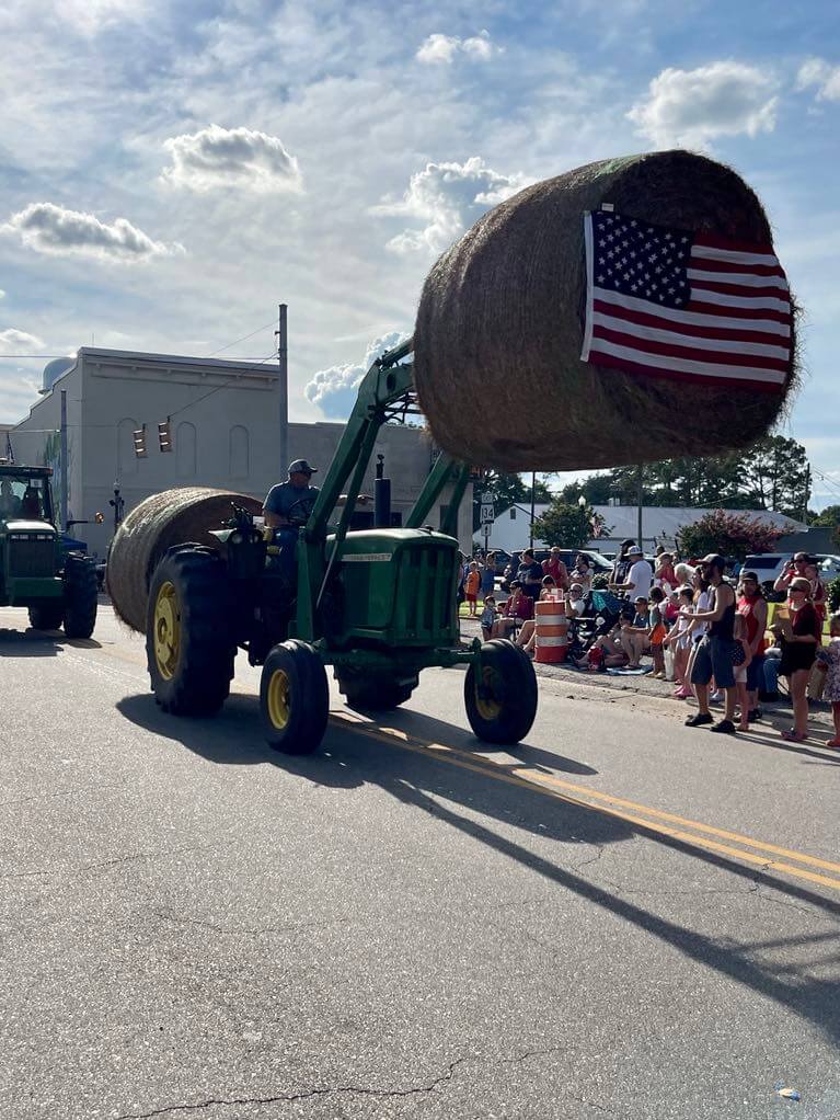 American Flag Hay