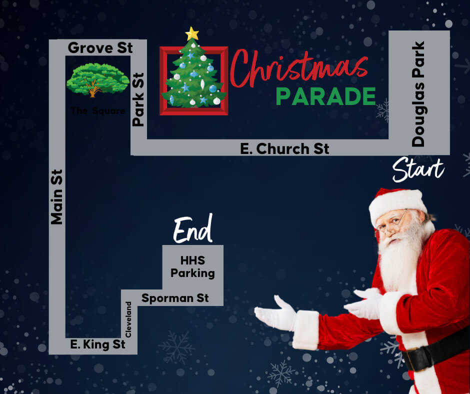 Christmas Parade Route Christmas Parade Route