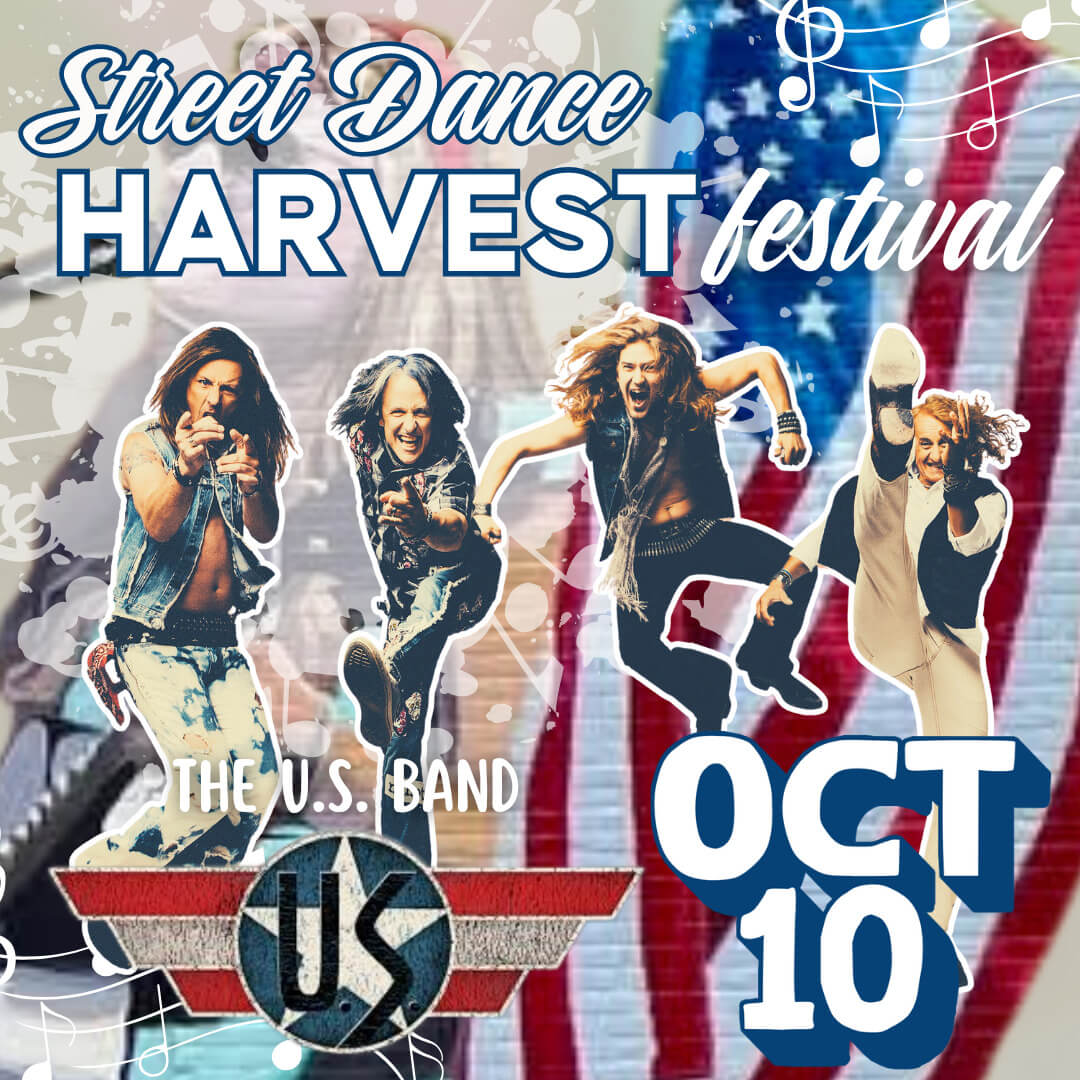 Harvest Street Dance 2025 Graphics US Band to play at Street Dance