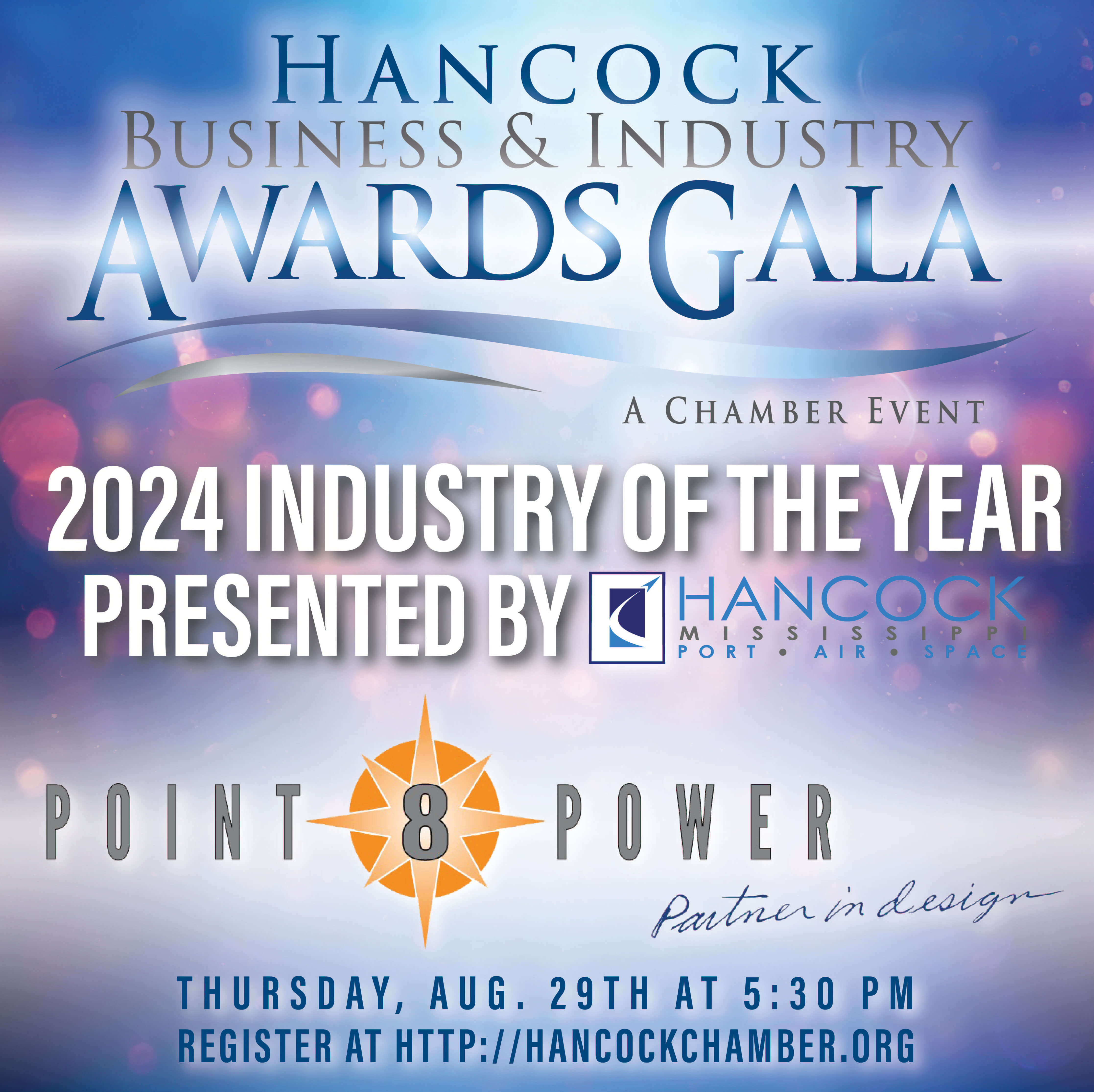 POINT EIGHT POWER TO BE HONORED AS HANCOCK COUNTY’S 2024 INDUSTRY OF