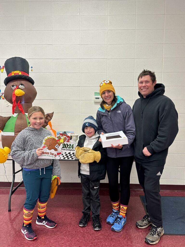 1st Place Female &amp; child door prize winners - Neeck Family (Rebecca &amp; Archie)