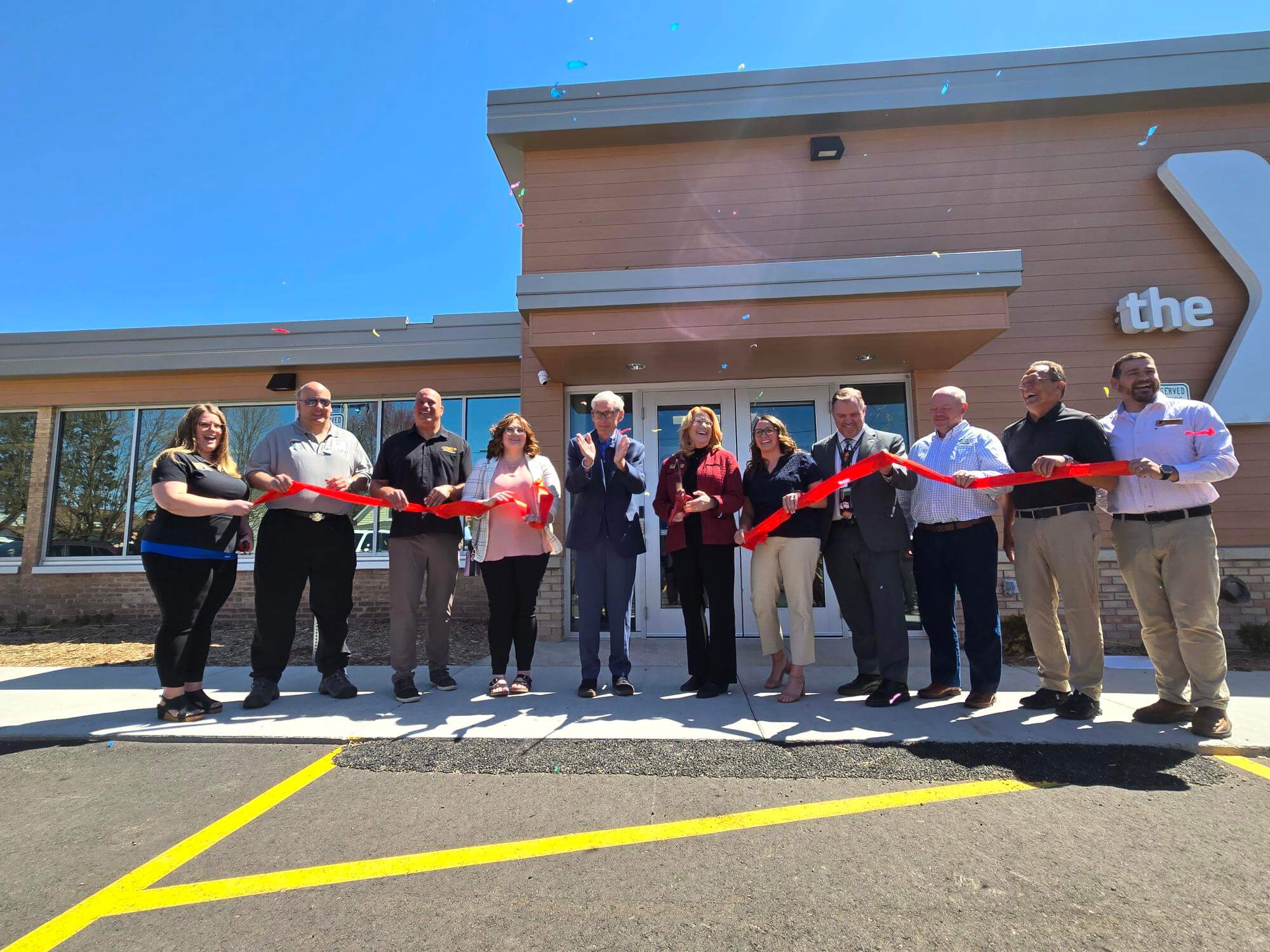 Ribbon cutting