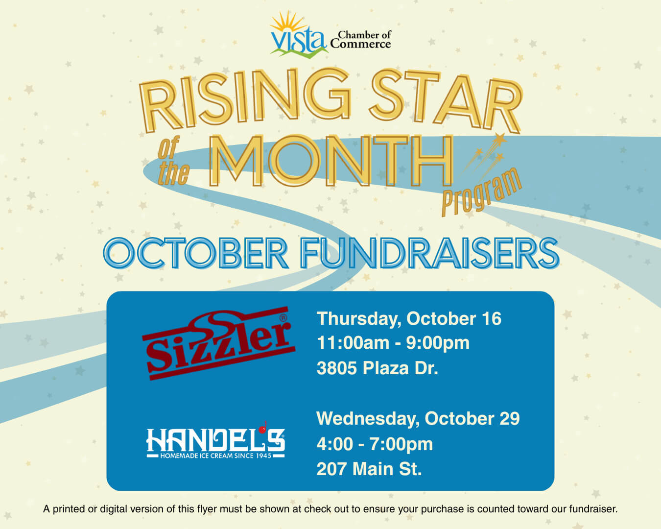 October Fundraisers